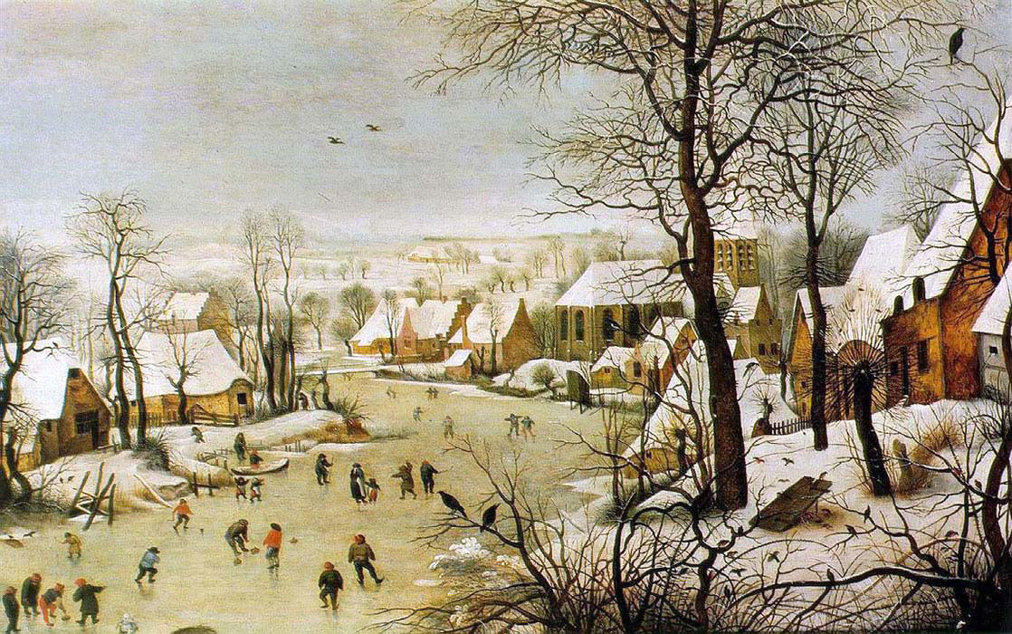 Winter Landscape with a Bird Trap